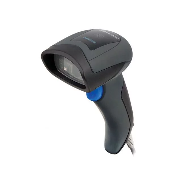 Сканер Datalogic/PSC QuickScan Lite KIT, черный, интерфейс USB с кабелем(QW2120-BKK1S) с подставкой