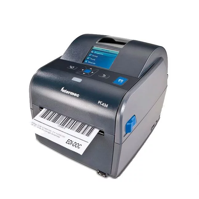 Принтер этикеток Intermeс PС43d с LCD дисплеем (термопечать, 203dpi, USB, USB-host) PN PC43DA00100202