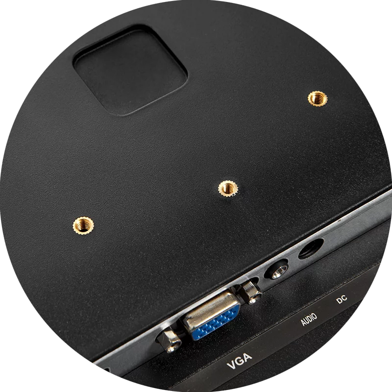 Второй монитор 15" PayTor PM-150 для сенсорных терминалов, черный, VGA+HDMI, KEKLC-РM0-15B детальное фото