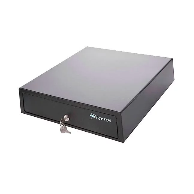 Денежный ящик PayTor HT-330P, электромеханический, Штрих, черный