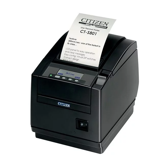 Принтер чеков Citizen CT S801II (термо, черный, CTS801IIS3NEBPXX) картинка товара AuTrade.ru