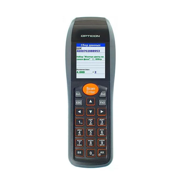 Терминал Opticon SMART, 1D, ПО MobileLogistics с Basic DOS, АКБ, блок питания, USB кабель
