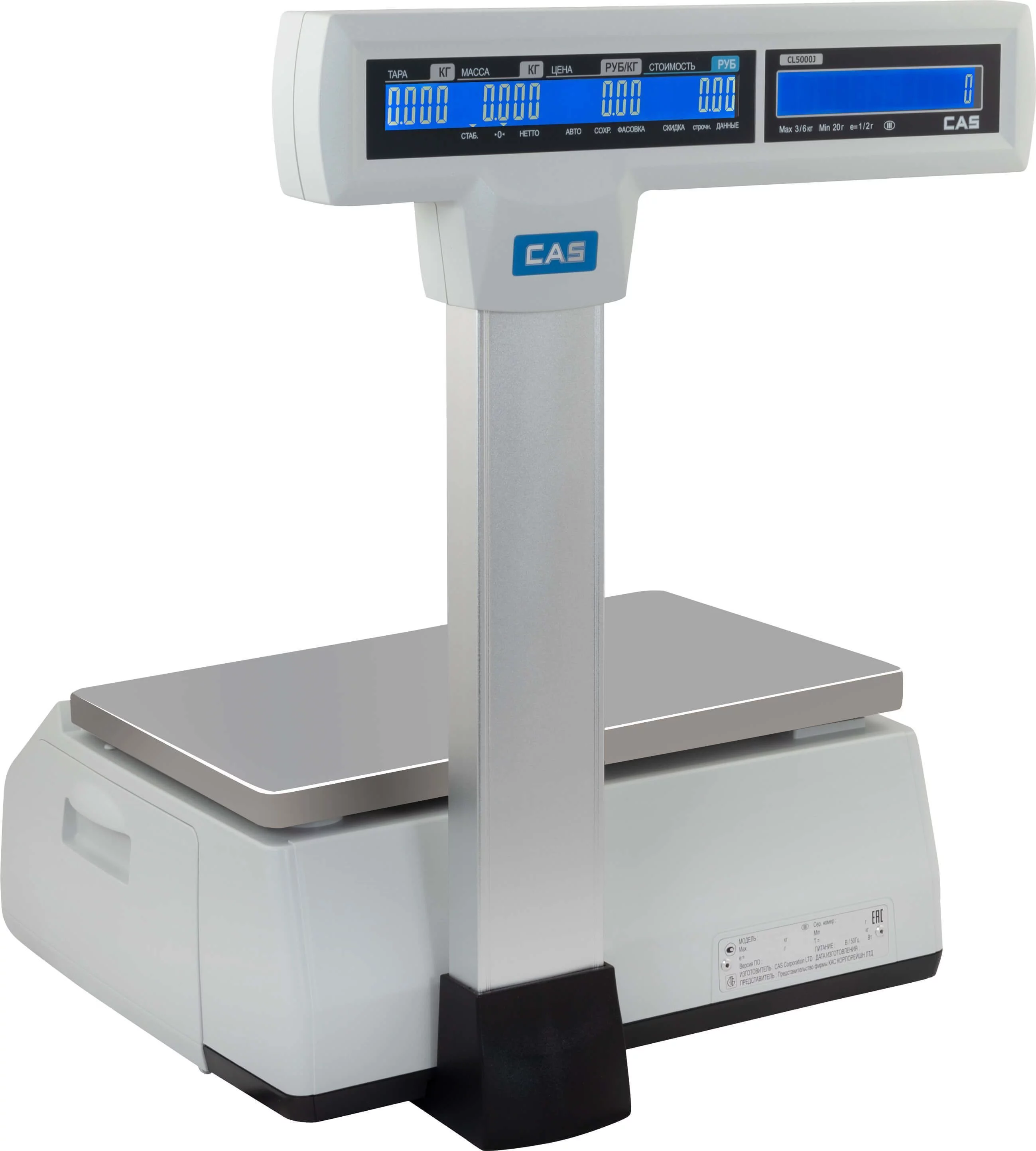 Весы с печатью этикеток CL5000J-15IP TCP-IP детальное фото