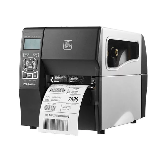 Термо принтер ZT230; Zebra, 203 dpi, USB, RS-232, нож