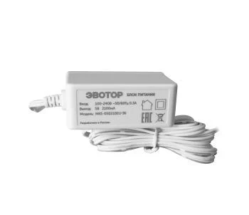 Блок питания MERRYKING MKS-050210EU-36 5V 2,1A Rev.006 для Эвотор (ст-5, ст-5i), EN-00006276 детальное фото