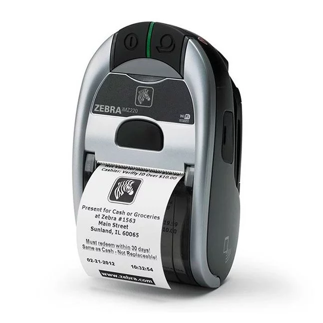 Мобильный чековый термо-принтер Zebra iMZ 220 2'' , Bluetooth, USB