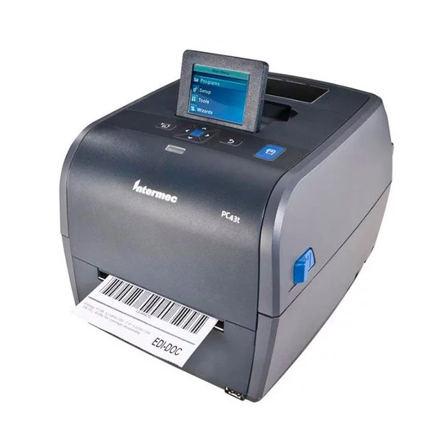 Принтер этикеток Intermeс PС43t с LCD дисплеем (термо-трансф., 300dpi, LCD, USB, USB-host) PN PC43TA00100302