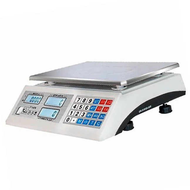 Весы торговые ФорТ-Т 870 ТРЕЙД (32кг/5г, LCD, без стойки, платформа (пластик + нерж. сталь) 230х330 мм, АКБ) картинка товара AuTrade.ru