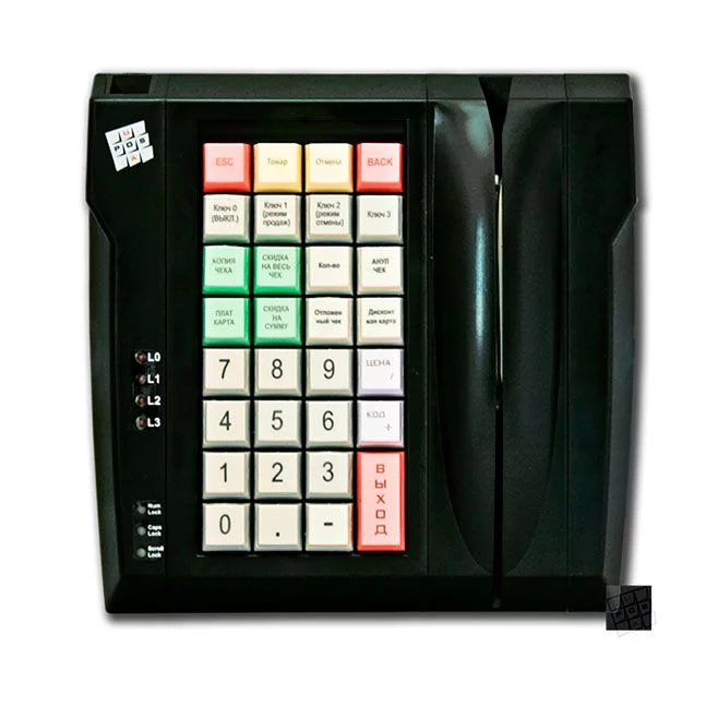 Программируемая клавиатура POSUA LPOS - 032 - M12 (PS/2) black