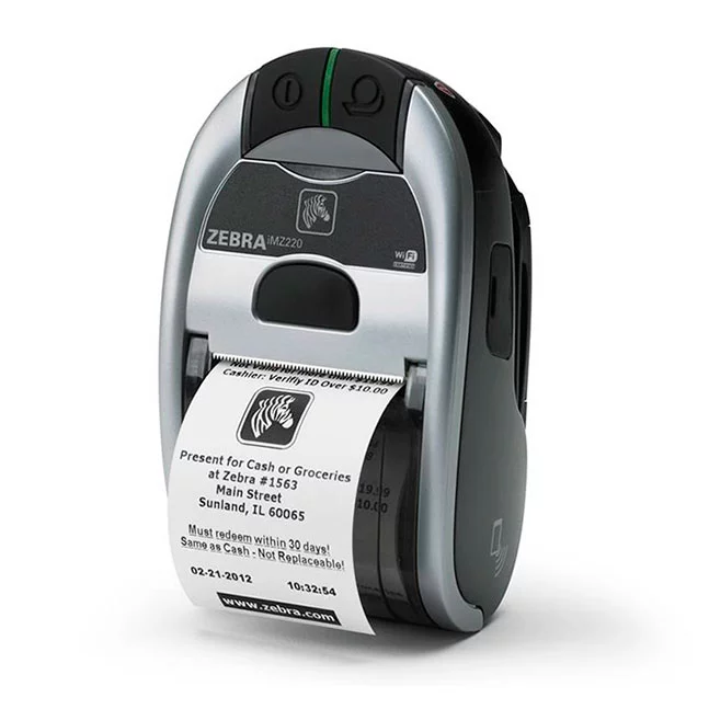 Мобильный чековый термо-принтер Zebra  iMZ 220 2'' , WiFi, USB